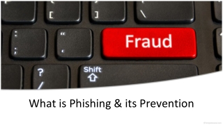 What is Phishing & its Prevention