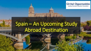 Spain - An Upcoming Study Abroad Destination
