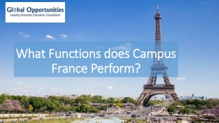What Functions does Campus France Perform