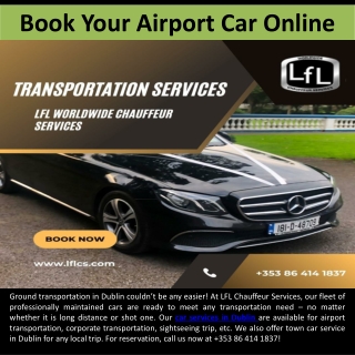 Book Your Airport Car Online