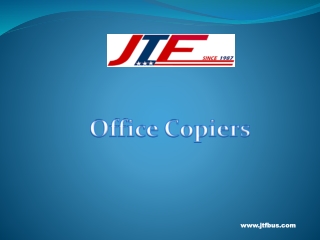 We offer the best brands Office Copiers at a very affordable price- JTF