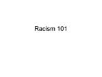 Racism 101