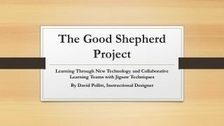 The Good Shepherd Project
