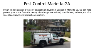 Pest Control Marietta GA