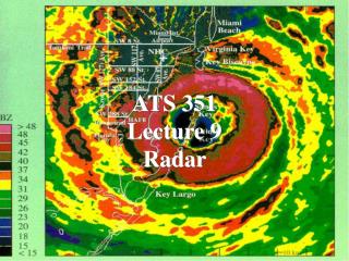 ATS 351 Lecture 9 Radar