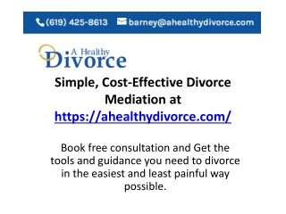 ahealthydivorce.com - divorce mediation san diego, divorce mediation cost, family attorney san diego, san diego mediatio