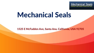 Choose the best cartridge seals by Mechanical seals