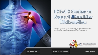 ICD-10 Codes to Report Shoulder Dislocation