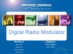 Digital Radio Modulator