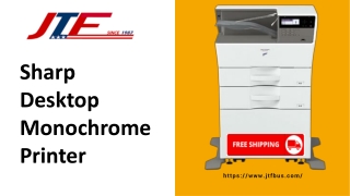 Sharp Desktop Monochrome Printer | JTF Business Systems