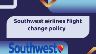 updates on Southwest flight change policy