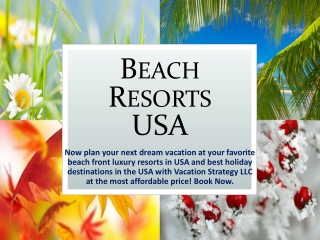 Beach Resorts USA