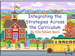 Integrating the Strategies Across the Curriculum