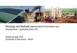 Bionergy and biofuels: opportunities for innovation and development examples from LAC Weber Amaral, PhD University
