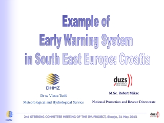 Example of Early Warning System in South East Europe: Croatia