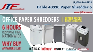 Top quality of Dahle 40530 Paper Shredder 6 with Advanced Features