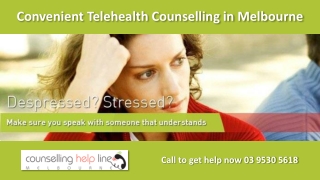 Convenient Telehealth Counselling in Melbourne