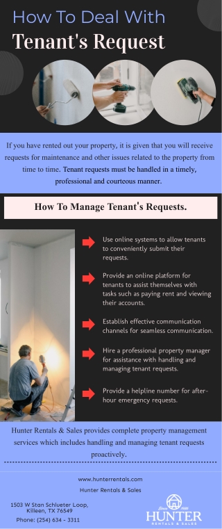 How To Deal With Tenant's Requests