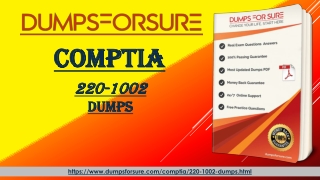 Original CompTIA 220-1002 Questions Answers - Dumpsforsure