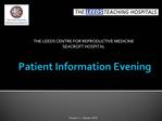 Patient Information Evening