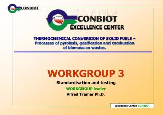 THERMOCHEMICAL CONVERSION OF SOLID FUELS – Processes of pyrolysis, gasification and combustion of biomass an wastes.
