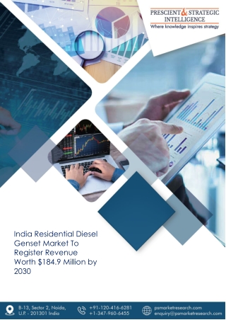 India Residential Diesel Genset Market Size, Share, Growth and Forecast Report, 2030
