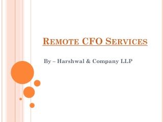 Hire Professional Remote CFO Servicing Firm – HCLLP