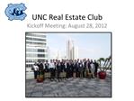 UNC Real Estate Club
