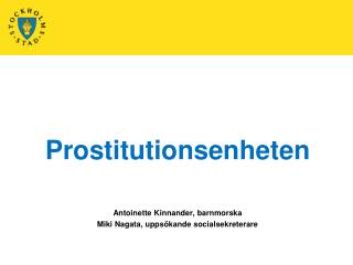 Prostitutionsenheten