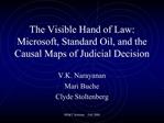 The Visible Hand of Law: Microsoft, Standard Oil, and the Causal Maps of Judicial Decision