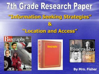 “Information Seeking Strategies” &amp; “Location and Access”