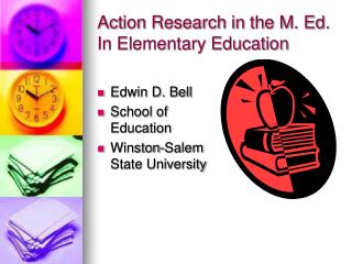 Action Research in the M. Ed. In Elementary Education