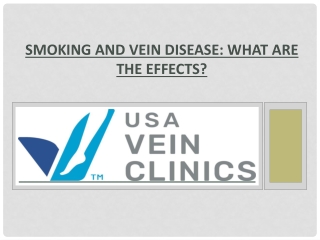 Smoking and Vein Disease: What Are the Effects?