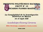 INSTITUTO POLIT CNICO NACIONAL CECYT N 13 RICARDO FLORES MAG N