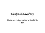 Religious Diversity