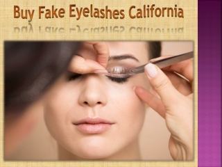 Buy Fake Eyelashes California