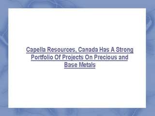Capella Resources