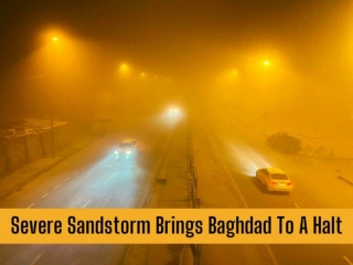 Severe sandstorm brings Baghdad to a halt
