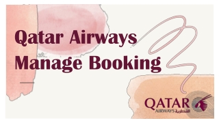 latest updates on Qatar airways manage booking