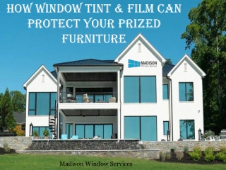 How Window Tint & Film Can Protect Your Prized Furniture