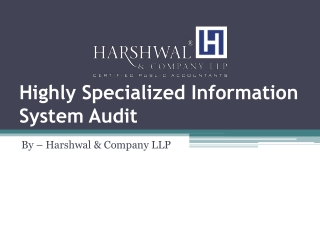 Highly Specialized Information System Audit – HCLLP