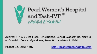 The Best Gynecologist In Pune If You Are Facing Difficulty In Conceiving