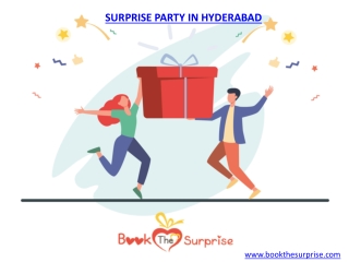Surprise Party Planner In Hyderabad