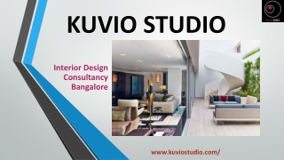 Interior Design Consultancy Bangalore- Kuvio Studio