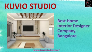 Best Home Interior Designer Company in Bangalore- Kuvio Studio