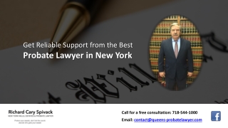 Get Reliable Support from the Best Probate Lawyer in New York