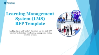 Free Learning Management System (LMS) RFP Template