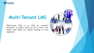Multi-tenant LMS, Many branches in just one LMS - Paradiso Solutions