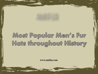 Most Popular Men’s fur Hats throughout History
