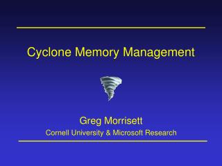 Cyclone Memory Management